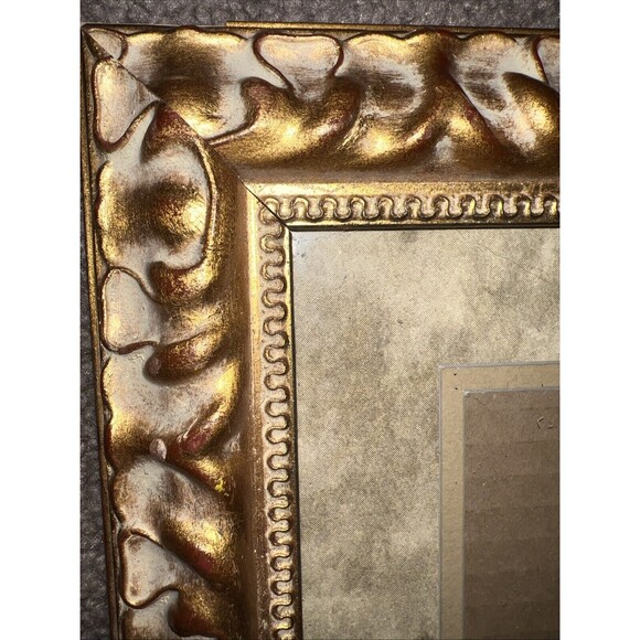 8 X 10 Baroque Style Gold Scrolled Frame Wood - Picture 3 of 11